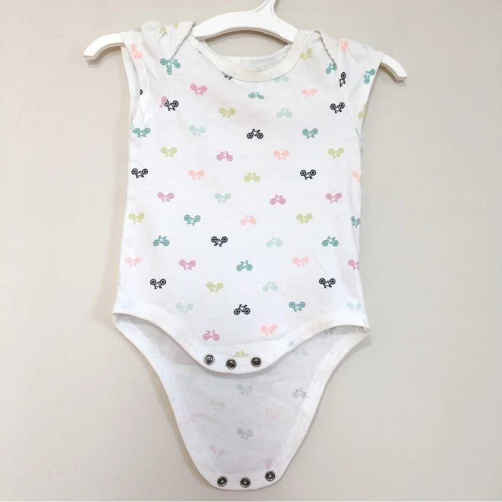 Circo baby boy white short sleeve cotton overalls bodysuits